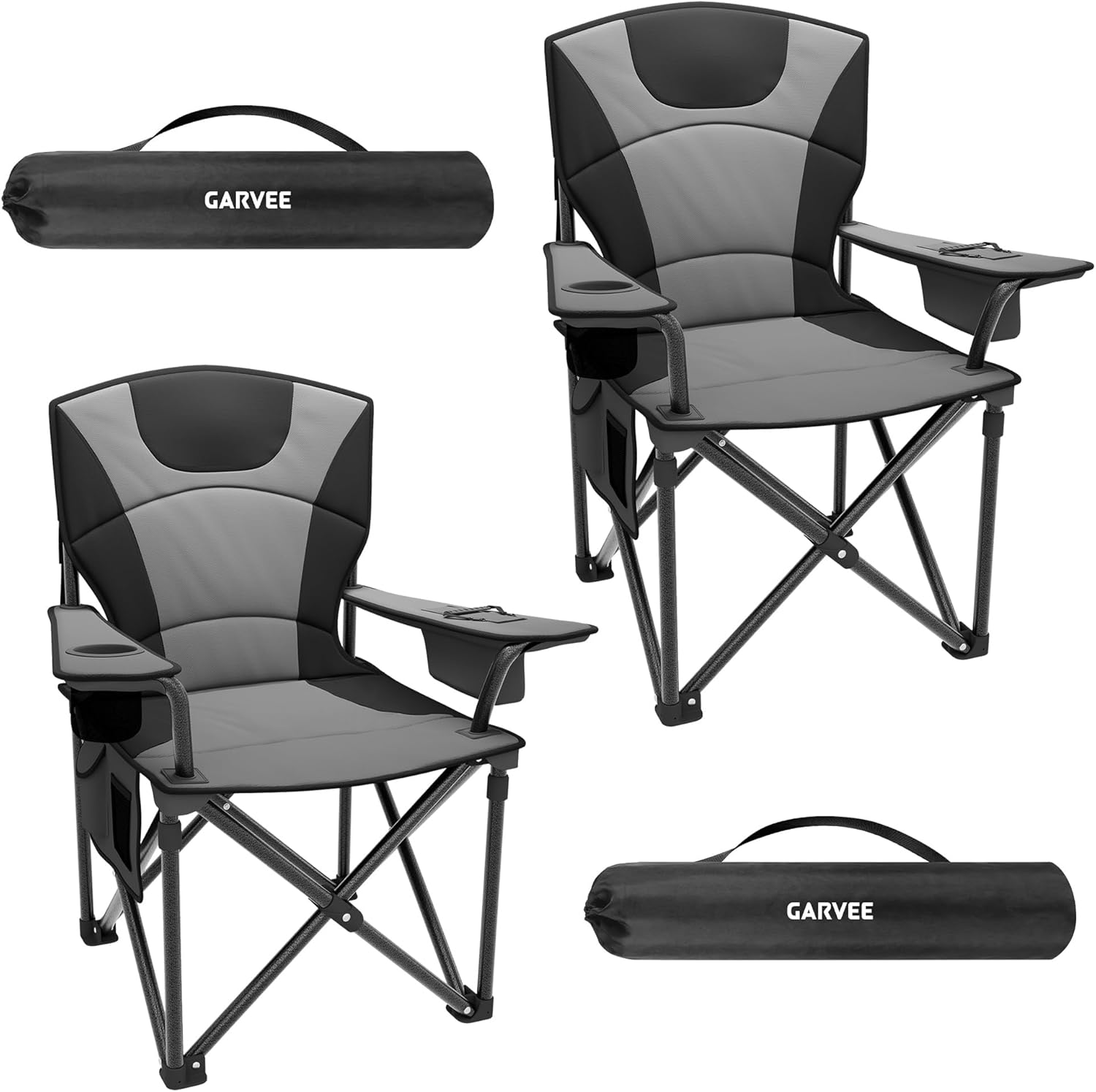 Lot De 2 Chaise De Camping Xxl 200 Kg