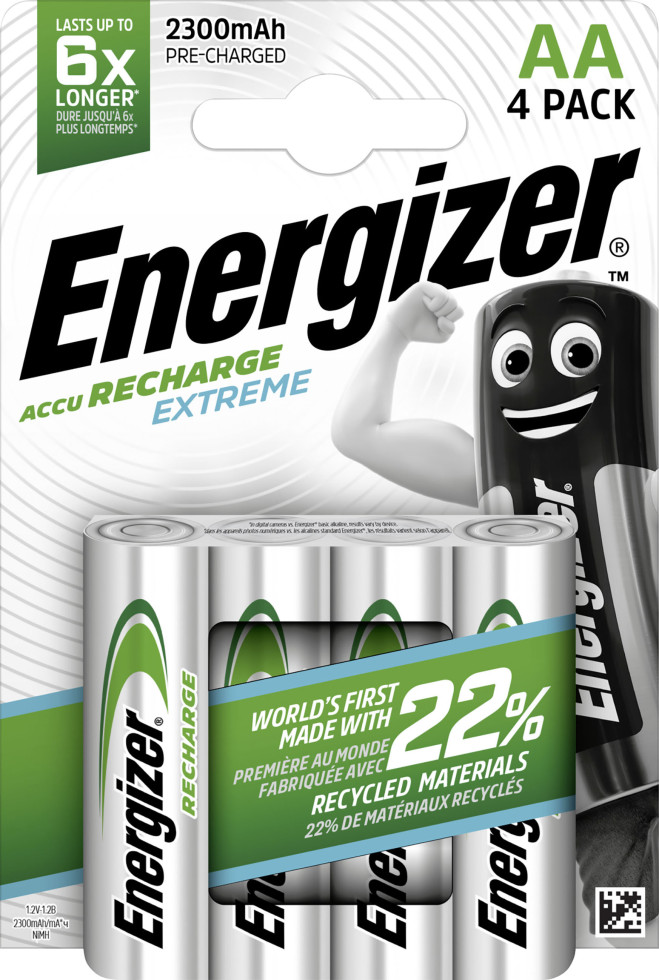Energizer - Akku Aalr6 Wiederaufladbar Ni Mh 2300 Mah 4Er Pack
