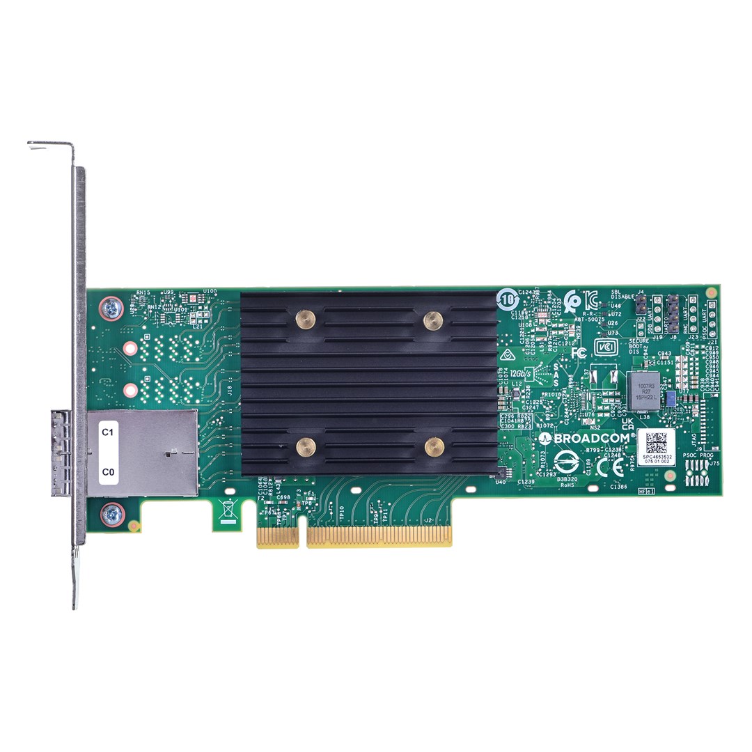 Broadcom HBA 9500-8e Tri-Mode, Storage Controller - Image 3