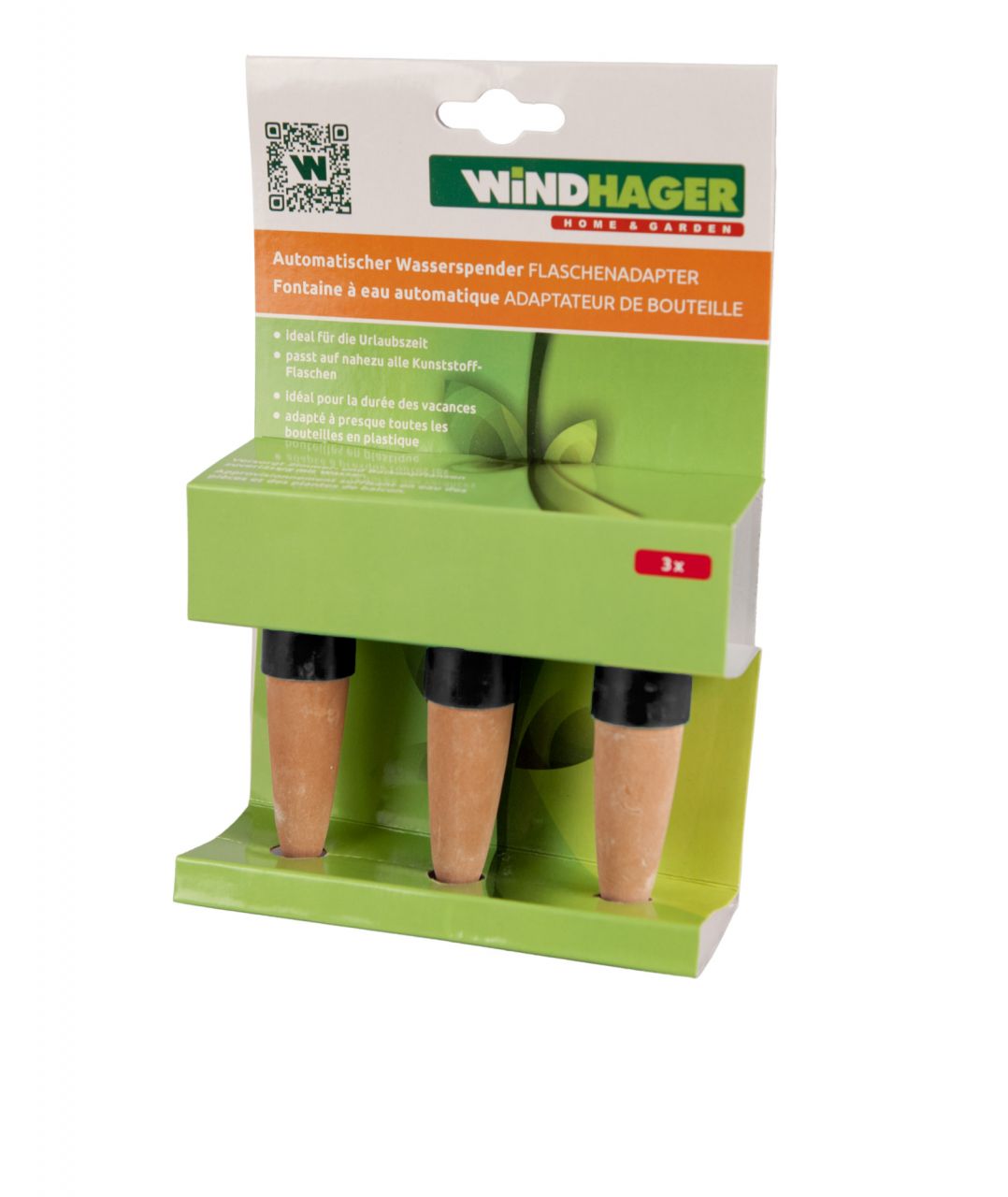 Windhager Automatischer Wasserspender Flaschenadapter 3 Stück - Image 2