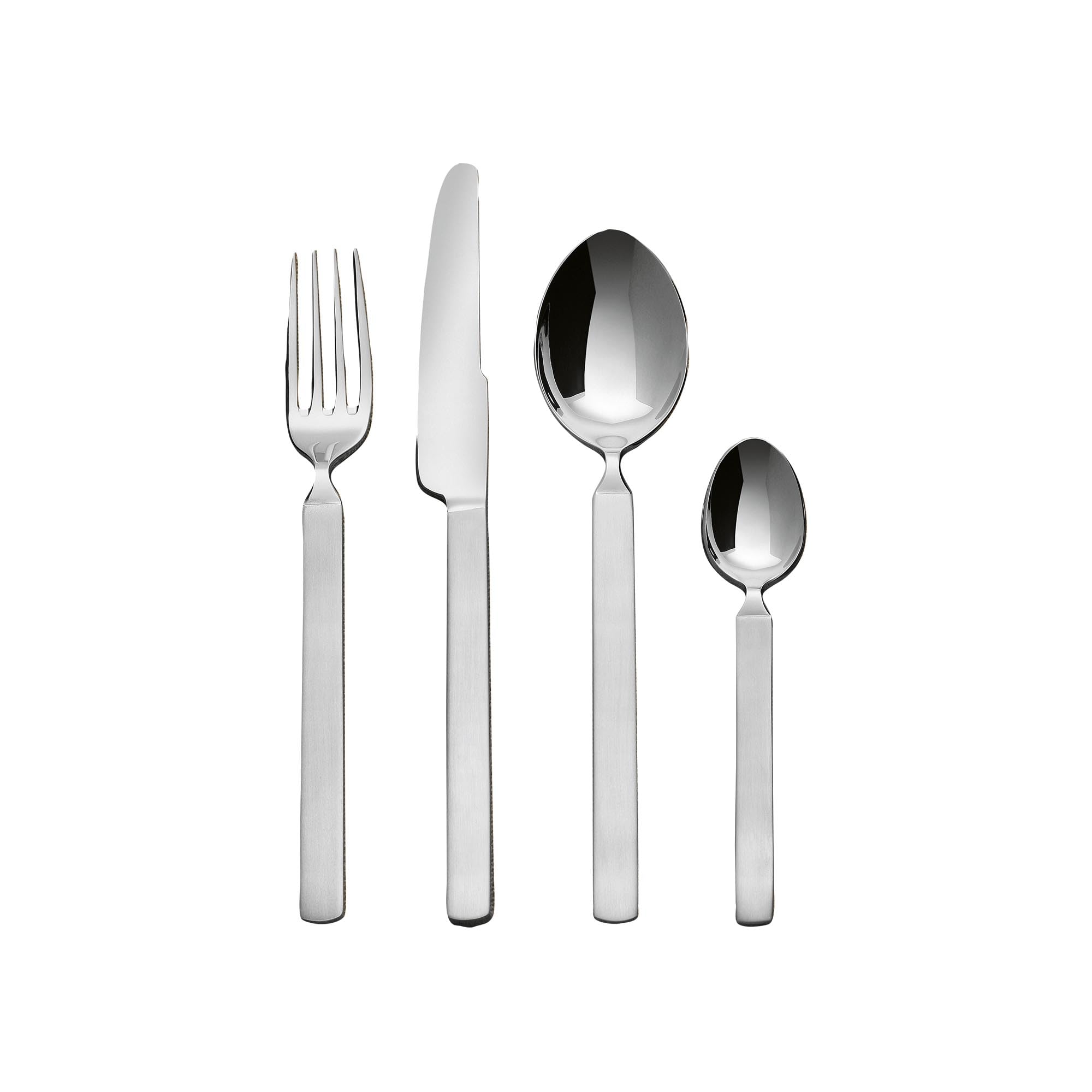 Alessi Licht Besteck-Set 24-Tlg. Dry Edelstahl Teilmattiert - Bild 7