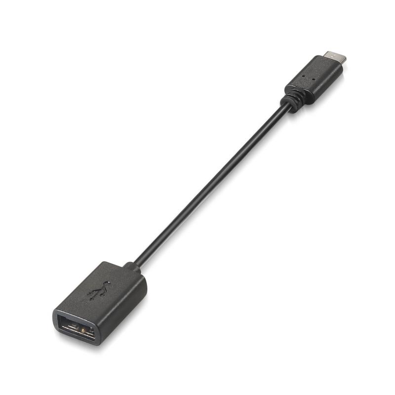 Schwarz Usb 2.0 A/H Auf Usb-C Otg 0,15Cm Kabel - Bild 4