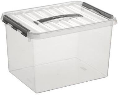 Sunware Aufbewahrungsbox Q-Line mit Deckel 40 x 30 cm 22 L transparent - Bild 4