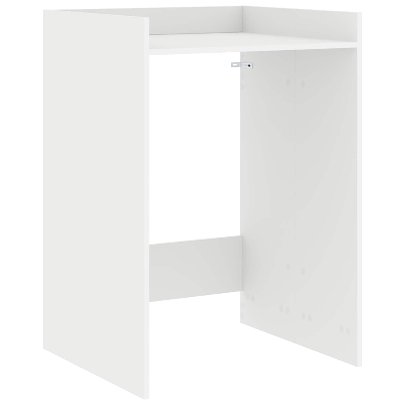 Wash Machine Cabinet White 67.5 X 62 X 97 Cm Engineered Wood Vidaxl