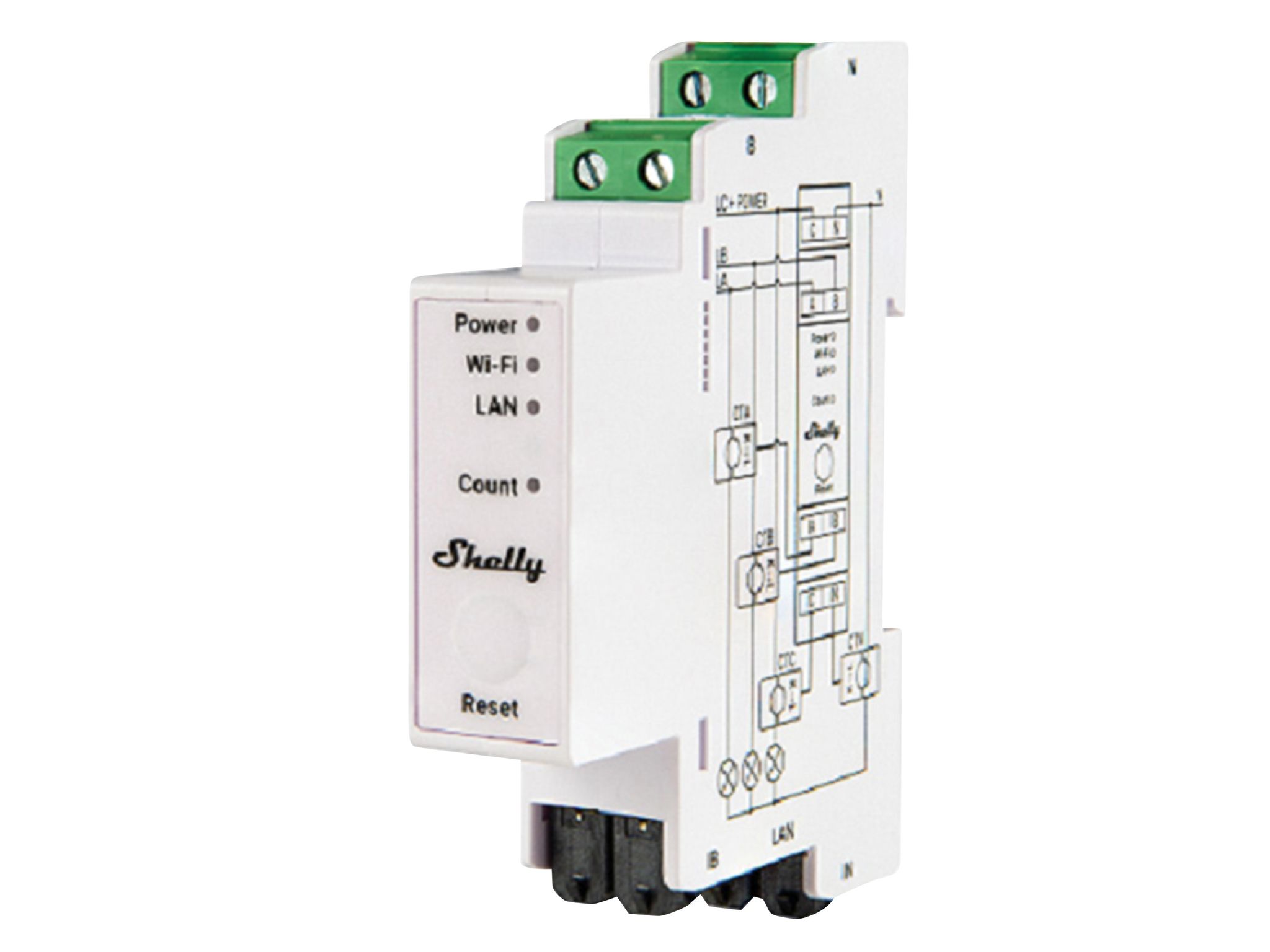 Shelly Pro 3EM 3-phasiger Energiezähler 120A WLAN - Image 11