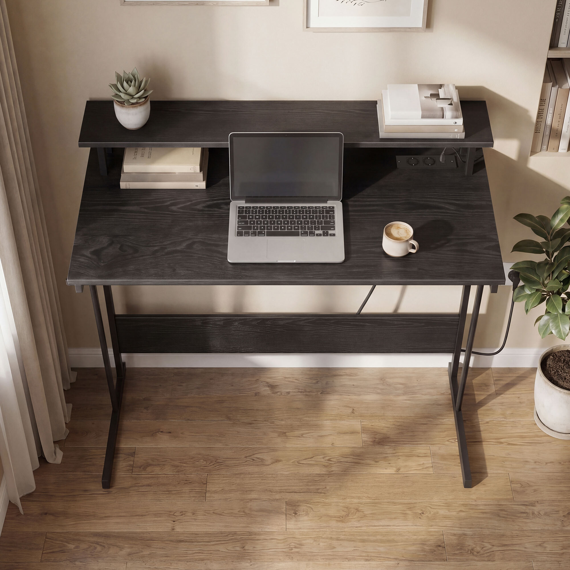 Bureau Gaming Avec Led Et Multiprise