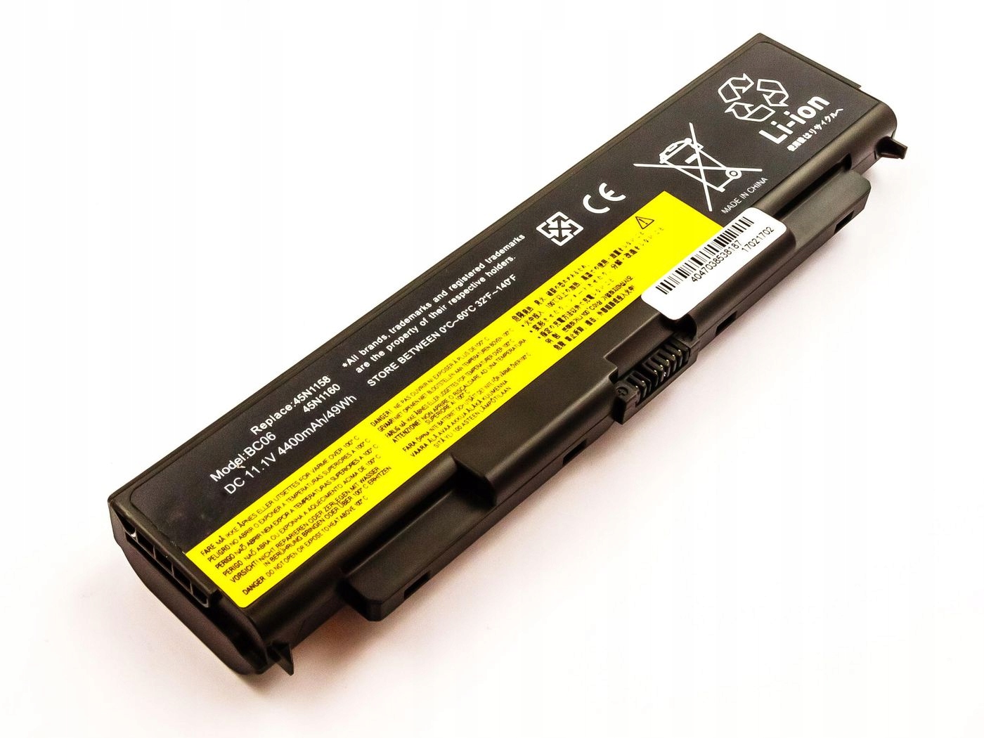 Microbattery Coreparts-Akku Für Lenovo 0C52863