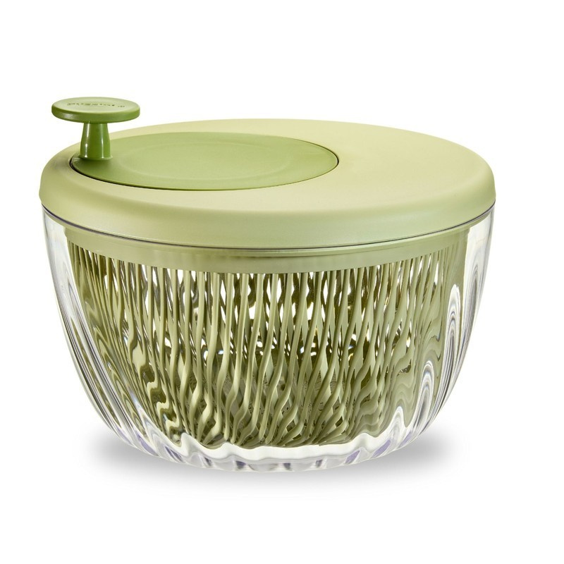 Guzzini Grün Salatschleuder Spin&Store, Avocado Green, Salatschleuder, - Image 4