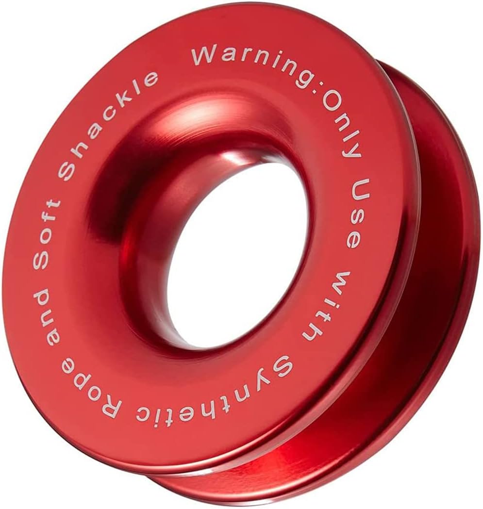 Anello Di Recupero Con Morsetto Da 41000 Libbre, Blocco Di Serraggio Per Verricello Compatibile Con Atv Utv Suv Camion Fuoristrada Traino Di Veicoli Catena Morbida