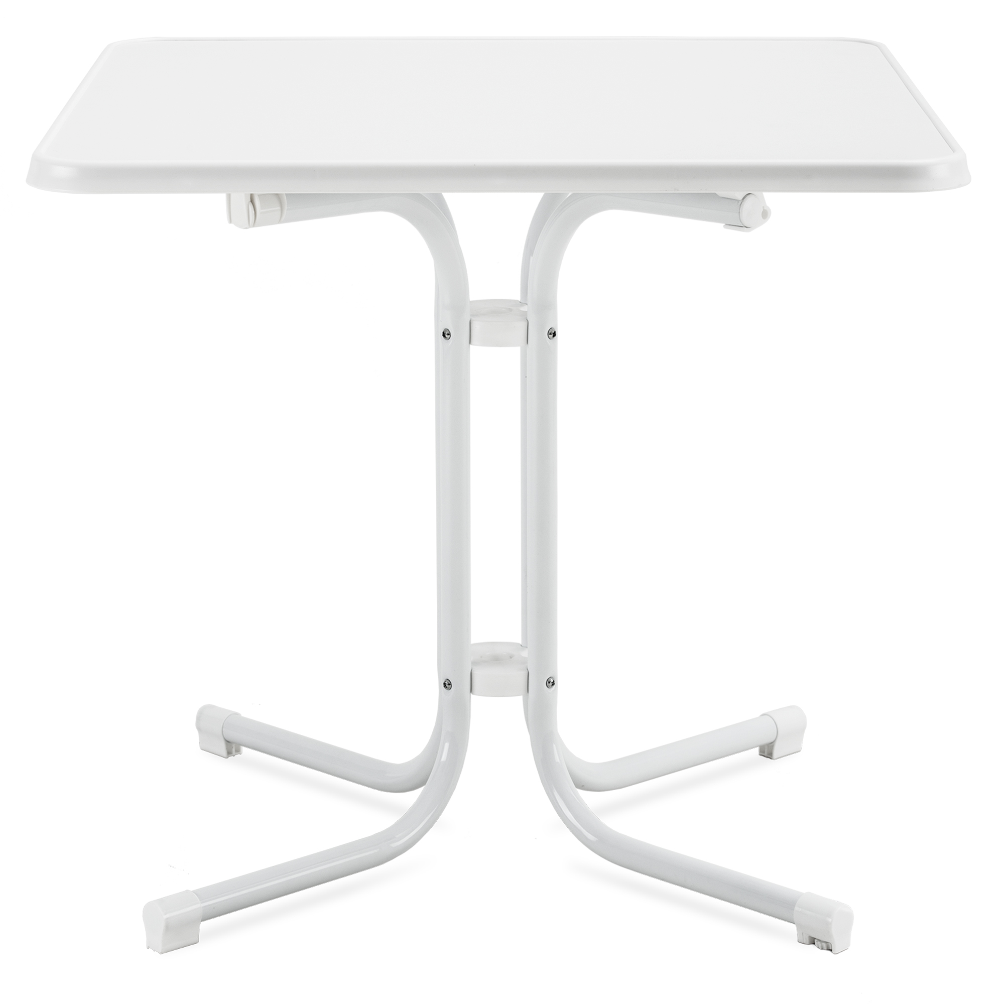 Table De Bistrot Bistroni Wp 60 X 60 X H 70 Cm, Blanche