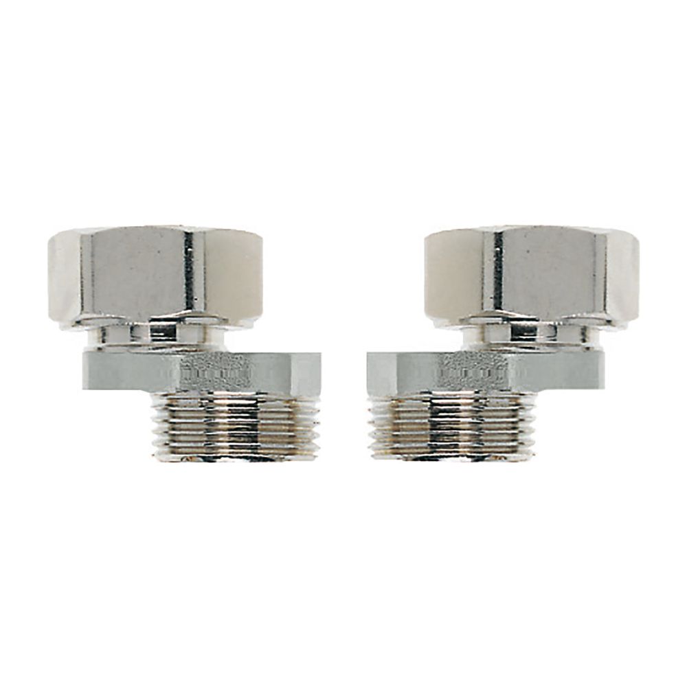 Heimeier S-Anschluss 1354-02.362 Set 1, Achsabstand 40-50-60/50, Messing Vernickelt - Image 3