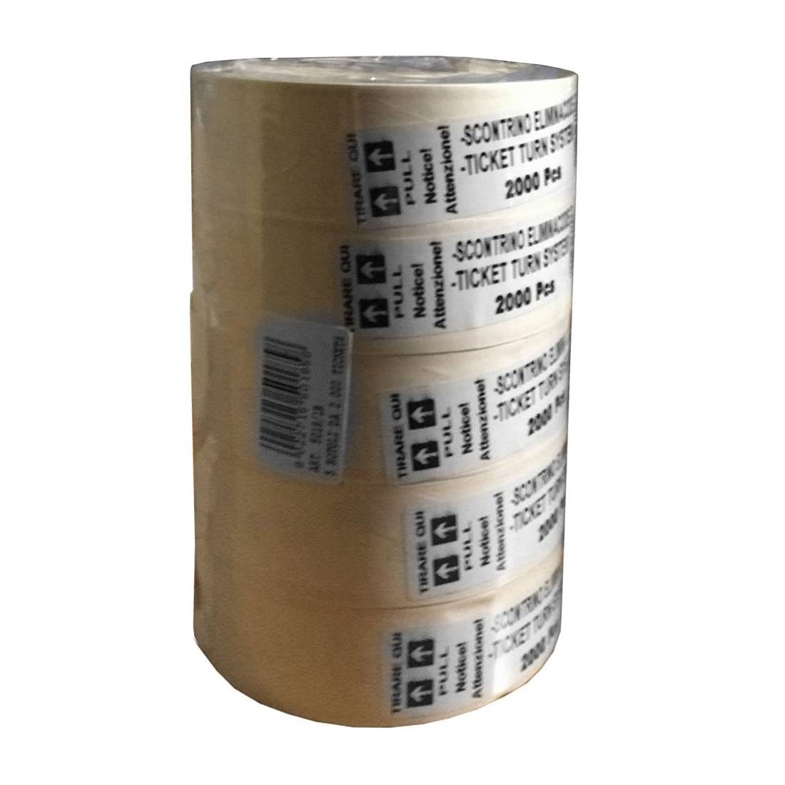 5pz Rotolo 2000 Etichette Elimina Code