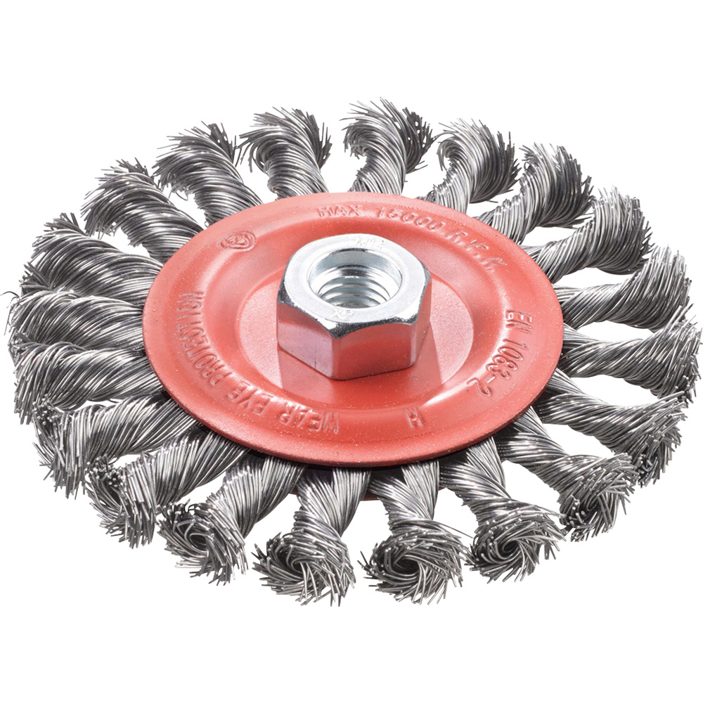 Kwb - Aggresso-flex® Scheibenbürste, Stahldraht, M 14, Gezopft 719730 1 St.