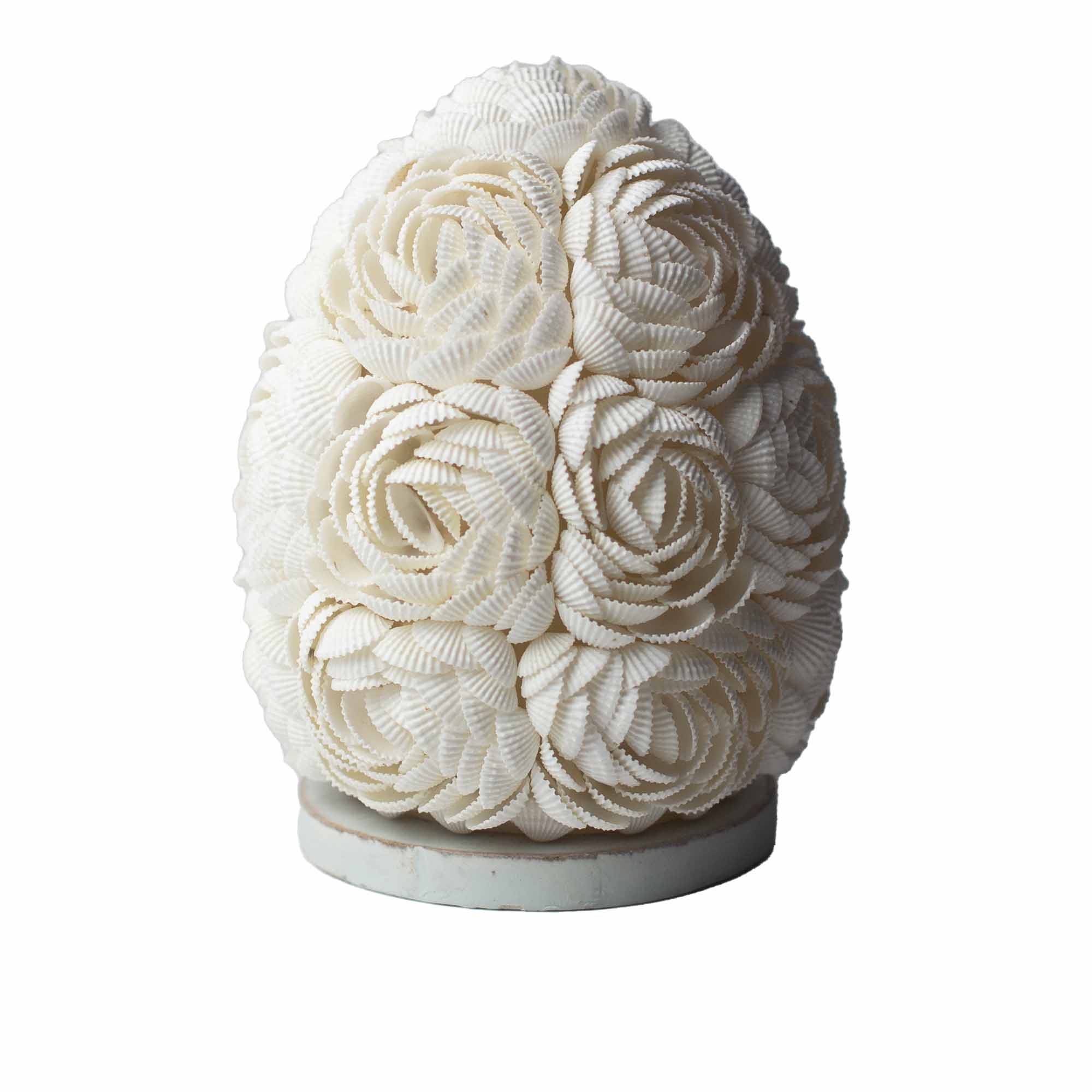Ancient Wisdom - Lampe Coquillage Boho - Rose Ovale - 15 Cm- Vendu Par 1