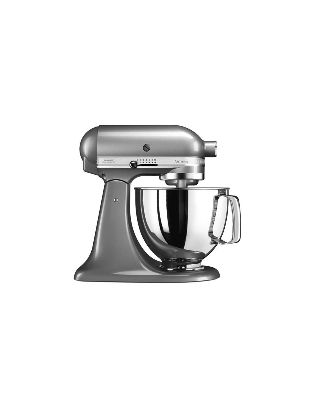 Kitchenaid Hellgrau Küchenmaschine "5Ksm125eer", Silber (Kontur, Silber), B:24cm H:36cm T:37cm, Küchenmaschinen, Küchenmaschine - Image 4