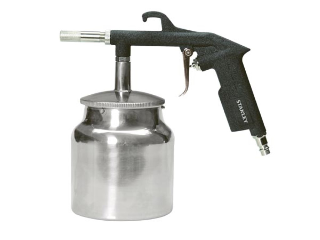 Stanley Silber Sandstrahlpistole 156063XStn Druck 8 Bar Kapazität 1 L