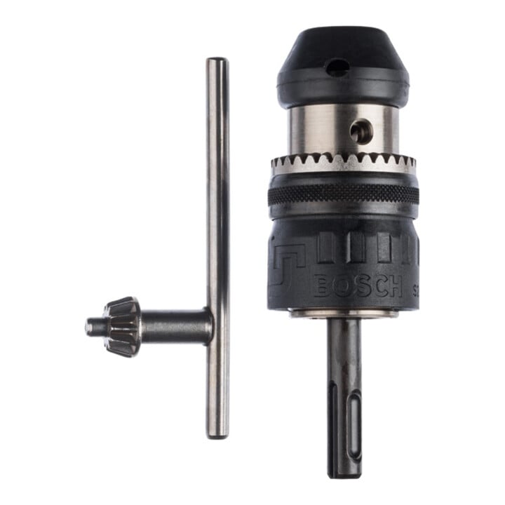 Mandrin de perçage à couronne dentée jusqu'à 13 mm 25 - 13 mm SDS plus avec sécurité de la force de serrage — photo de l’offre ManoMano