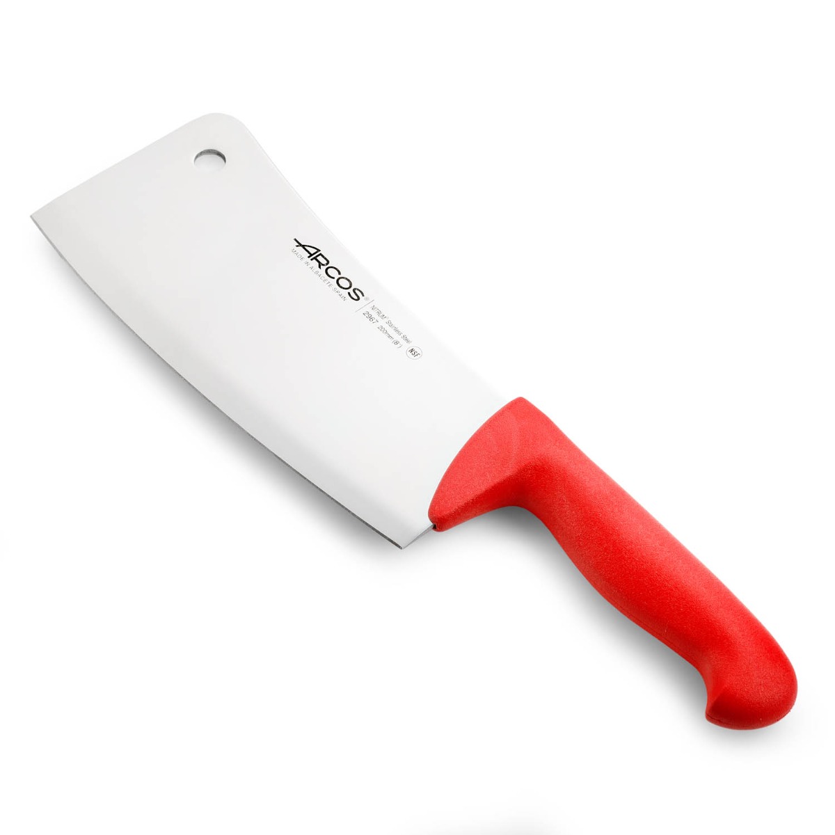 Arcos Fleischermesser Cleaver - Edelstahlklinge 23 cm - Griff aus Polypropylen, Widerstandsfähig und Hygienisch - Rotes Farberkennungssystem, Serie 2900 - Bild 2