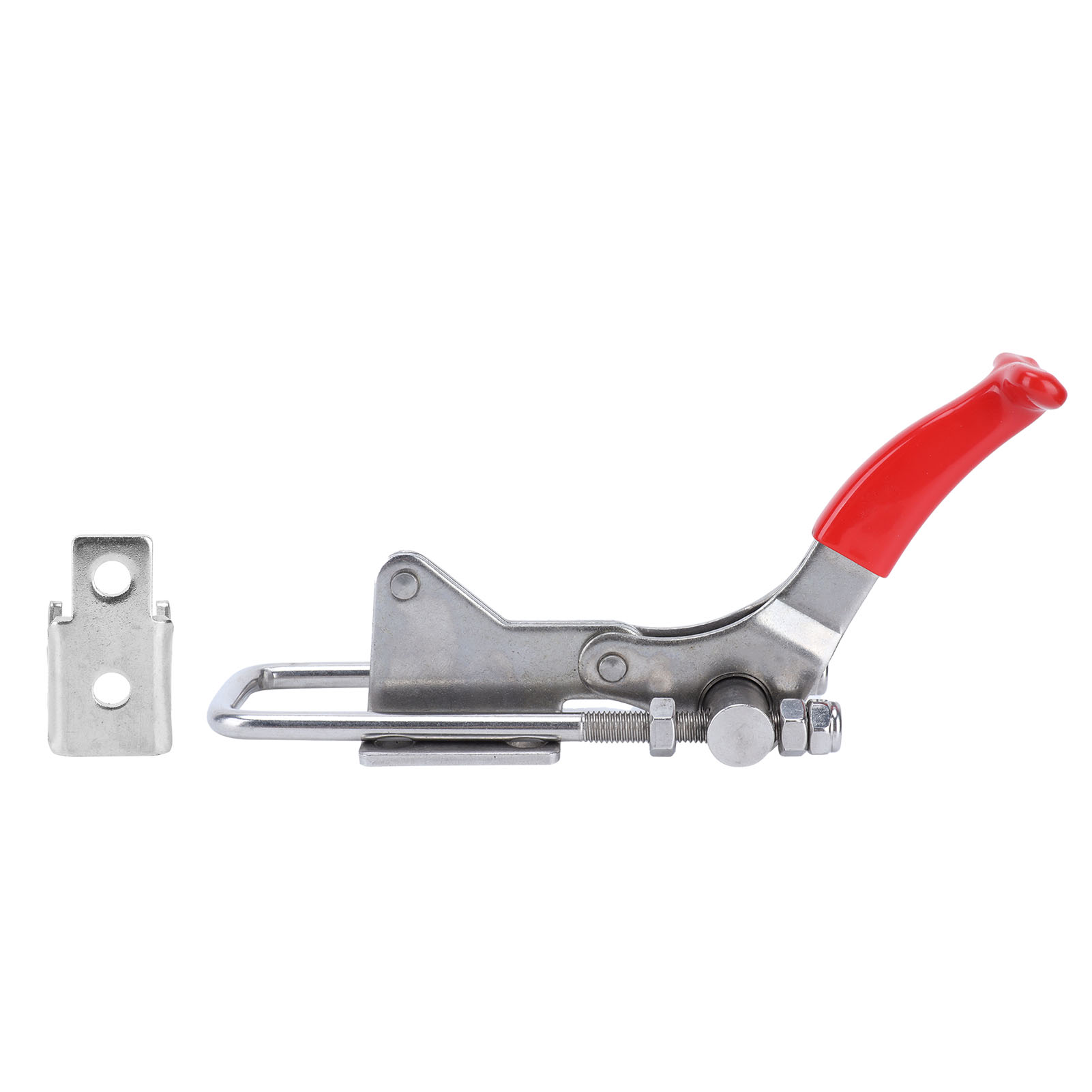 Loquet à bascule réglable en acier inoxydable, force de maintien 225 kg, poignée ergonomique