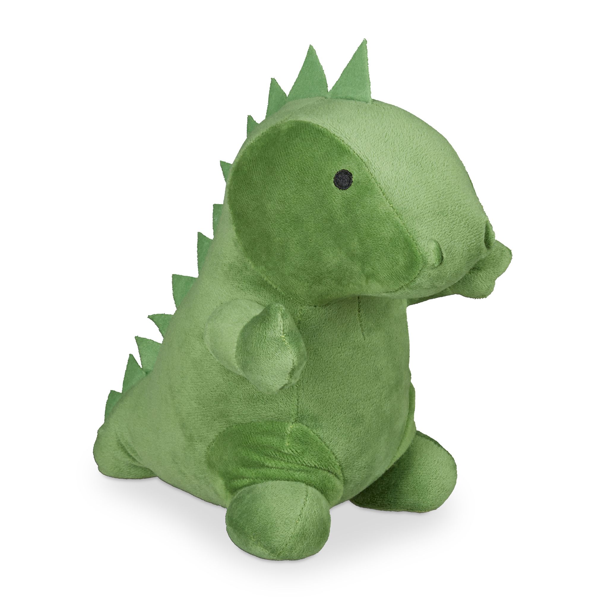 Relaxdays - Fermaporta Dinosauro, In Stoffa Con Imbottitura In Sabbia, Blocca Porta & Finestra Da Terra Per Interni, Verde