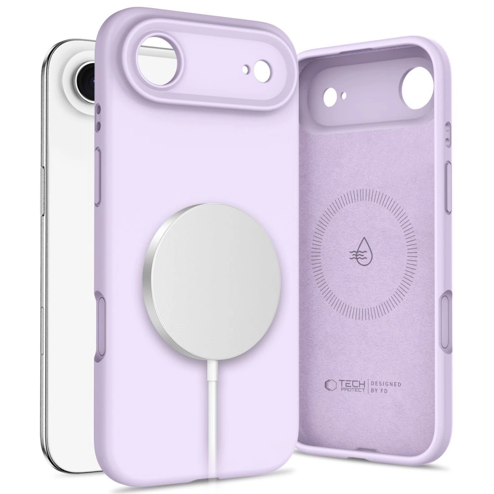 Oem Violett Tech-Protect Silikon-Magsafe-Hülle Für Iphone 17 Air – Lila