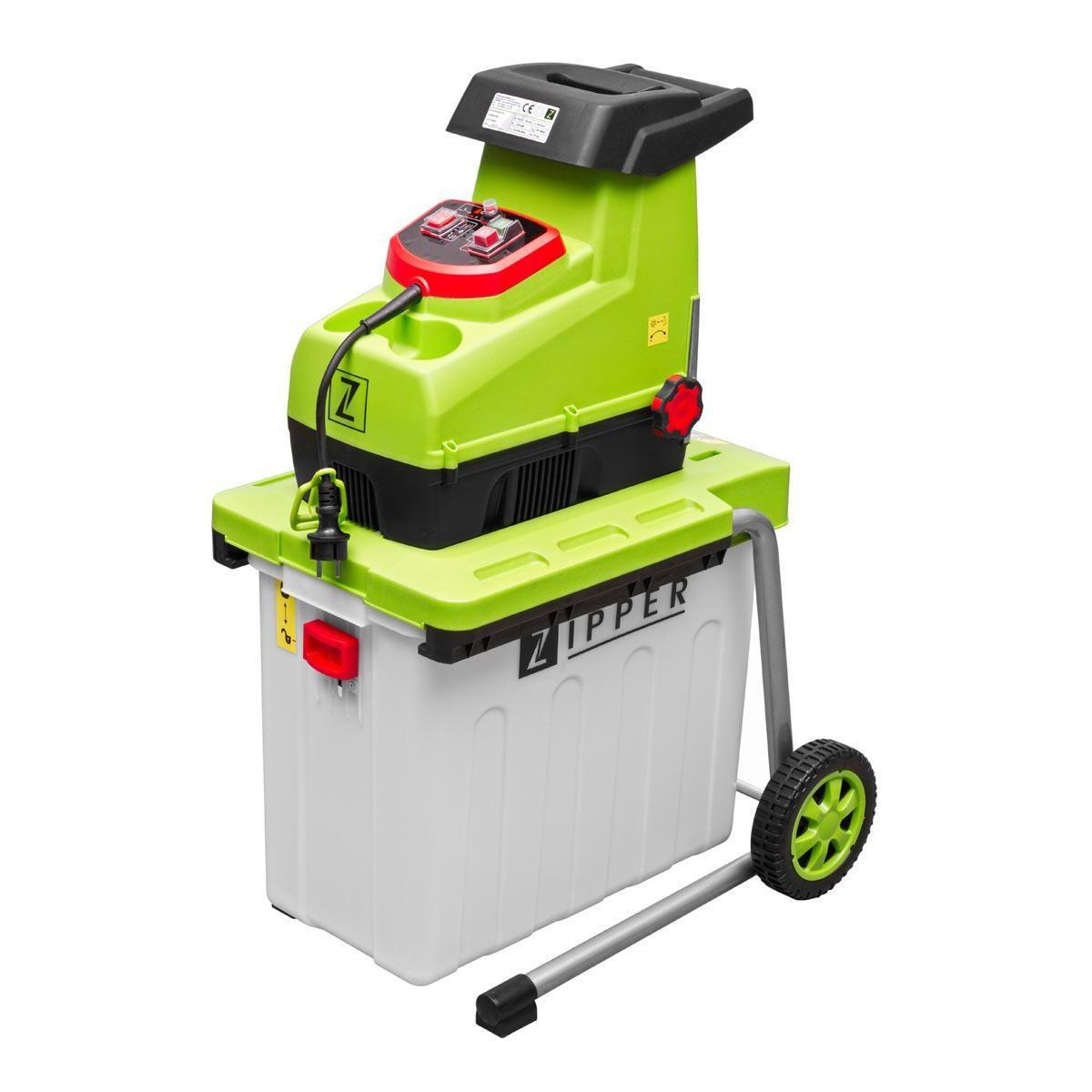 Zipper - Biotrituratore Elettrico A Rullo Giardino 2800w Taglio 44mm Z Zipper