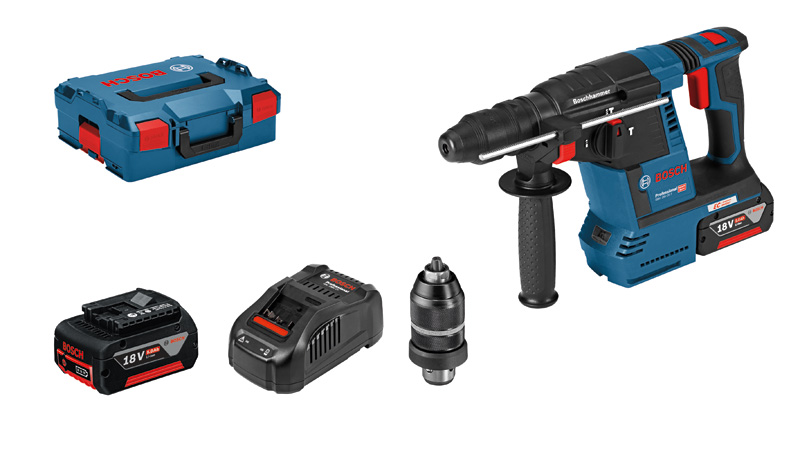 Bosch Professional Blau Bohrmaschine + Akkuschrauber, Gbh 18V-26 (Bohrhammer) - Image 4