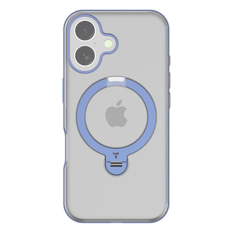Torras Ostand Spin Case Für Iphone 16 (blau)