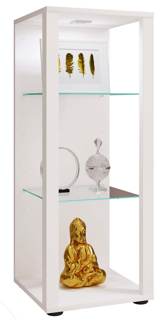 VCM Standvitrine »Glasol«, BxHxL: 35 x 90 x 35 cm - weiss - Image 8