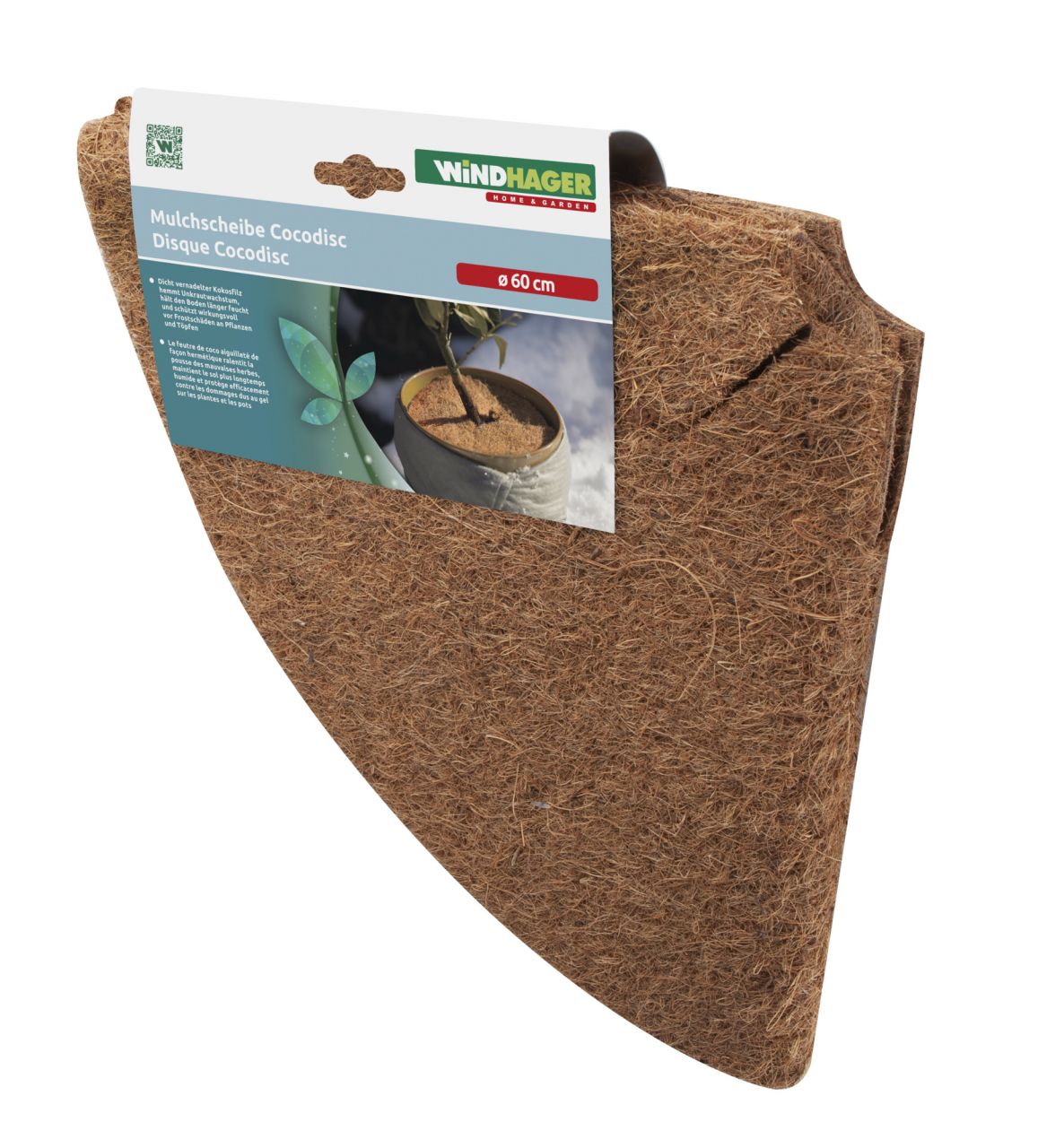 Windhager Natur Winterschutzvlies "Cocodisc Frostschutz Mulchscheibe Für Pflanzen" 1 Stk. Tlg. Kälteschutz Aus Kokosfasern Erhältlich Mit Ø 37 Cm Oder 60 Cm von Baur - Image 3