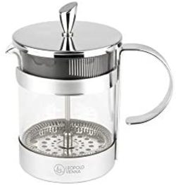 Leopold Vienna Kaffeebereiter "Luxe" 0,6 l Kaffeekanne für 5 Tassen Kaffee, elegantes Design