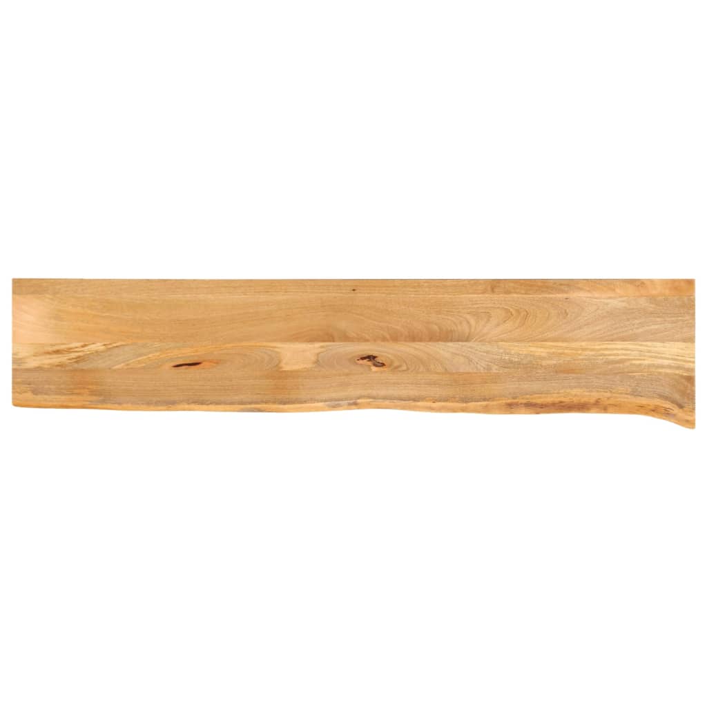 Vidaxl Dessus De Table À Bord Vivant 160x40x2,5cm Bois Massif Manguier
