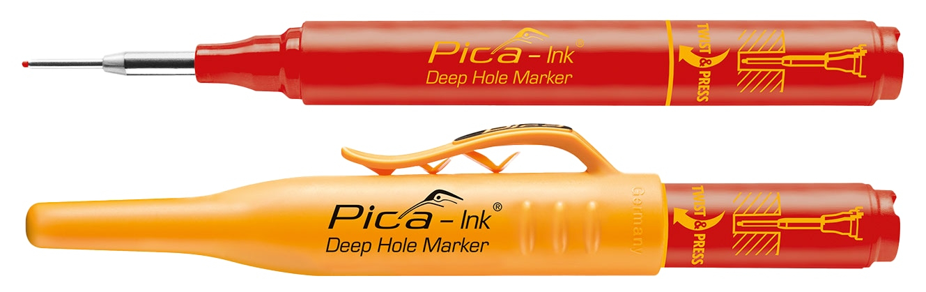 Rot Pica Ink Tieflochmarker - Sb - Bild 4