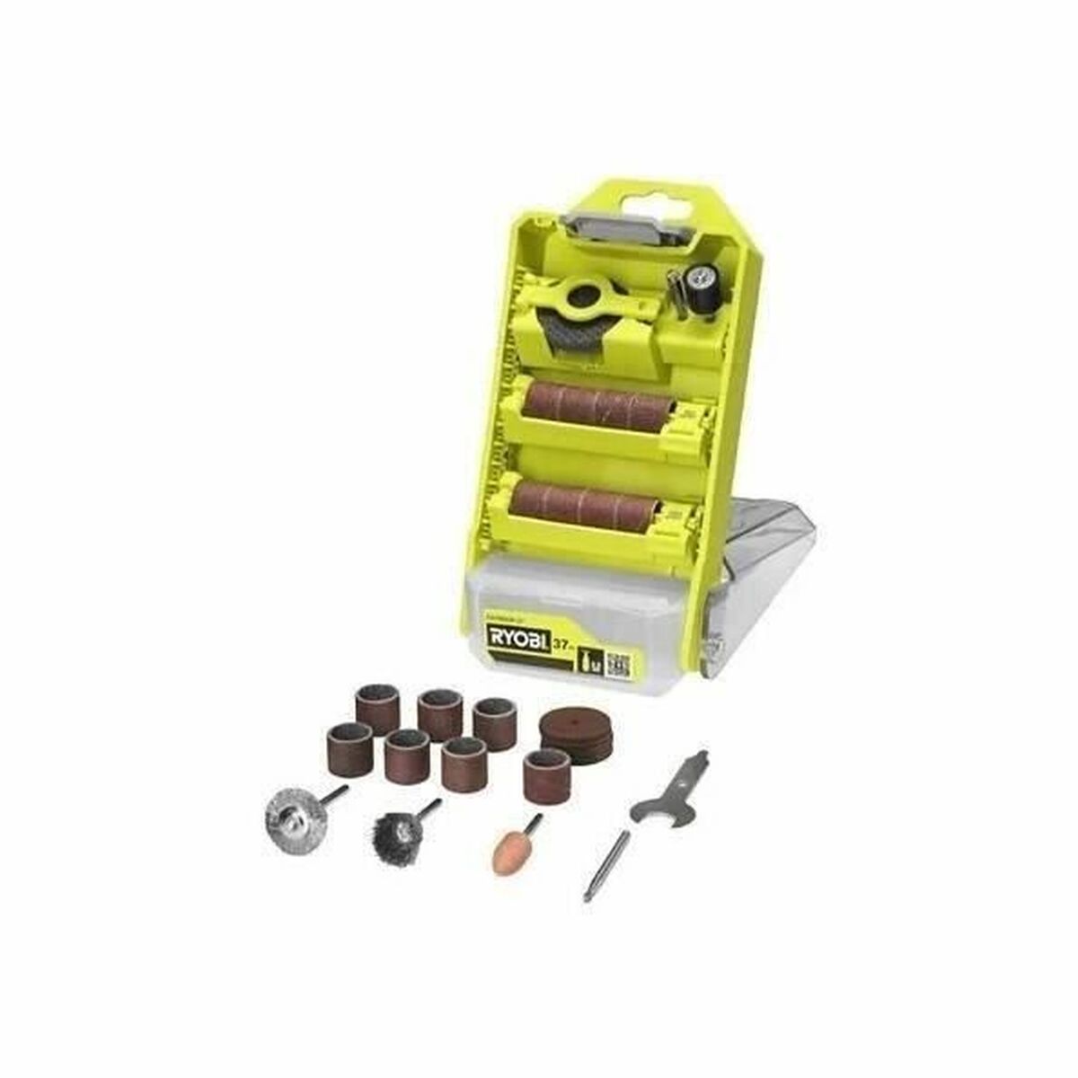 Diy-polierset Ryobi Rar800k 37 Stück.