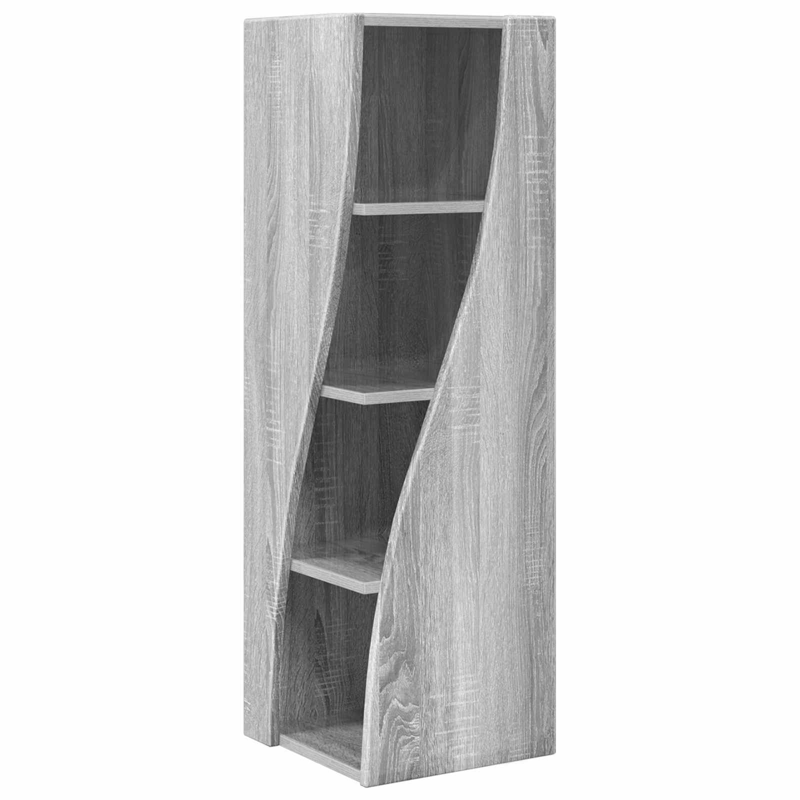 Corner Cabinet Grey Sonoma 32x32x102cm Engineered Wood Vidaxl