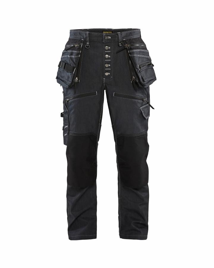 Blaklader Schwarz Handwerkerhose X1900 - Stretch Gr.38 - Marine/ - 199911418999-38 - Bild 5