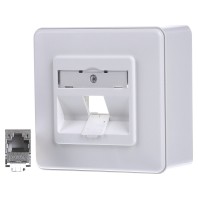 Weiß Btr Netcom Anschlussdose, Cat.6a 1Xrj45,Ap,Rws Tn E-Datmod-1Ap-Rws - Bild 5