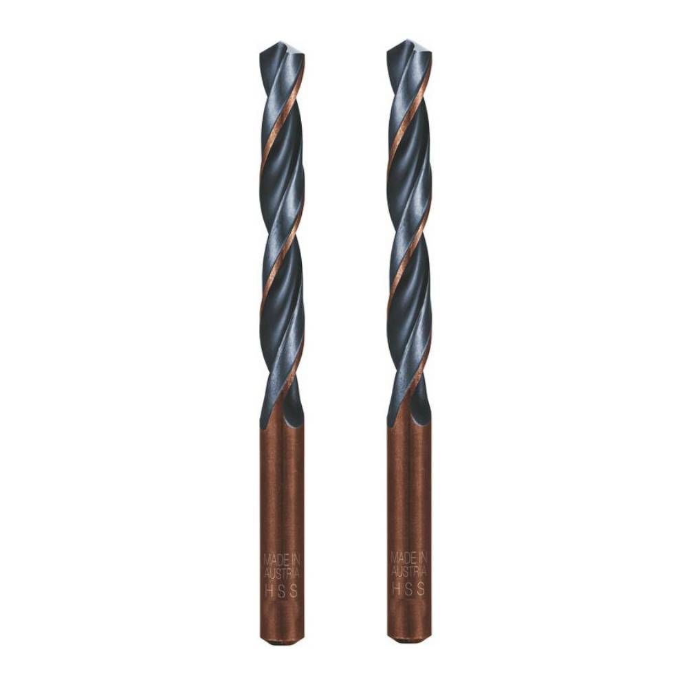 Lot de 2 forets hélicoïdaux HSS court · Ø 4,5 mm — photo de l’offre ManoMano