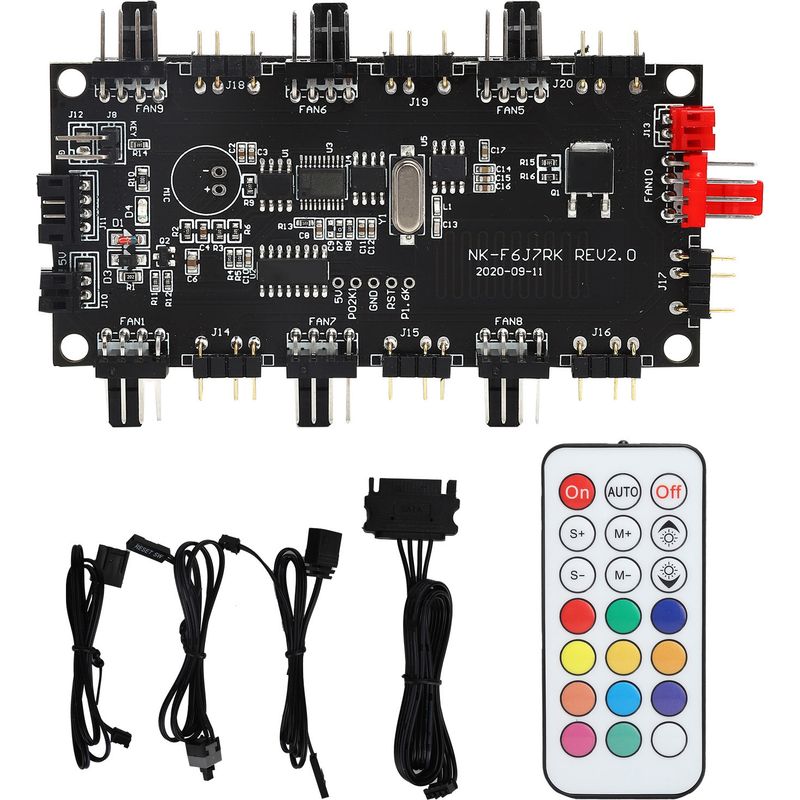 Controller Per Luci Led, Alimentatore Pcb, Hub Per Ventole, Splitter Argb 4/3 Pin, Telecomando Wireless