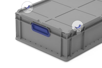 Allit Blau Schiebeverschluss Passend Für Stülpdeckel