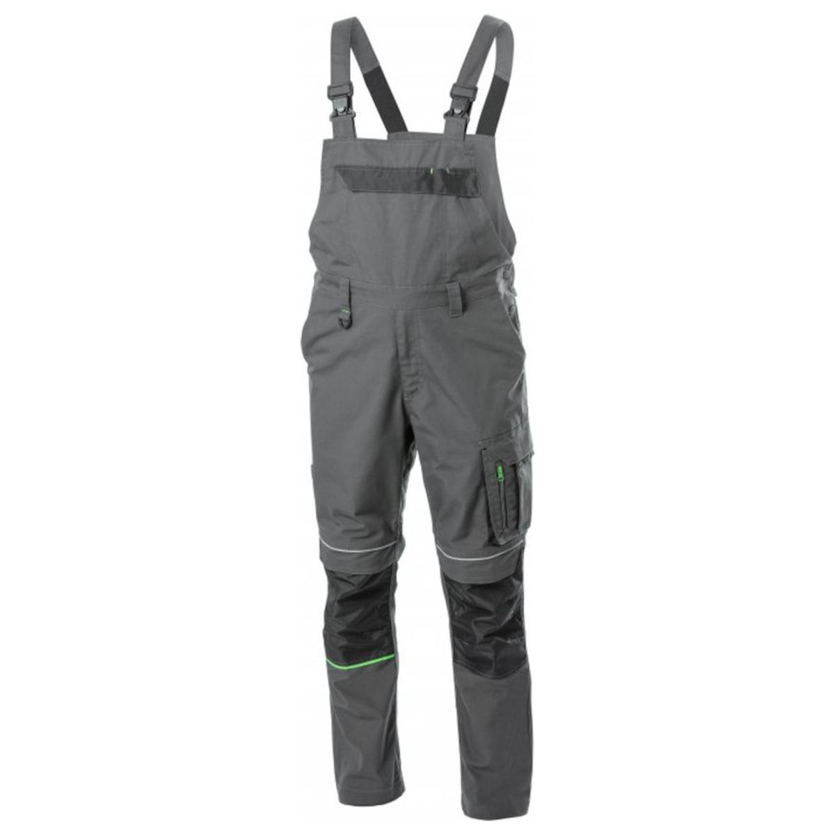 Bricoline Grau Högert Arbeitslatzhose "Lemberg" Mit Knieschutztaschen M