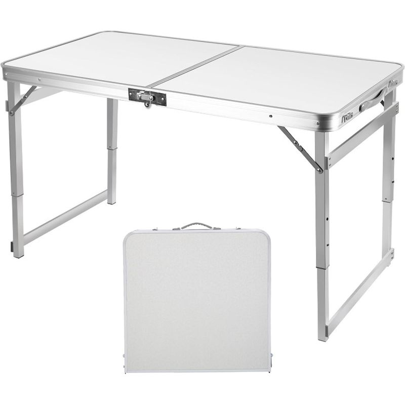 Table Pliante, Table De Pique-nique Pliable 120 X 60 X 73 Cm