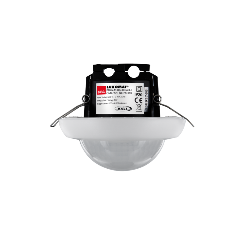 Beg Luxomat 93460 Rivelatore Di Presenza - Con Controller Dali Appli - Pd4n-m-daco Dali-2
