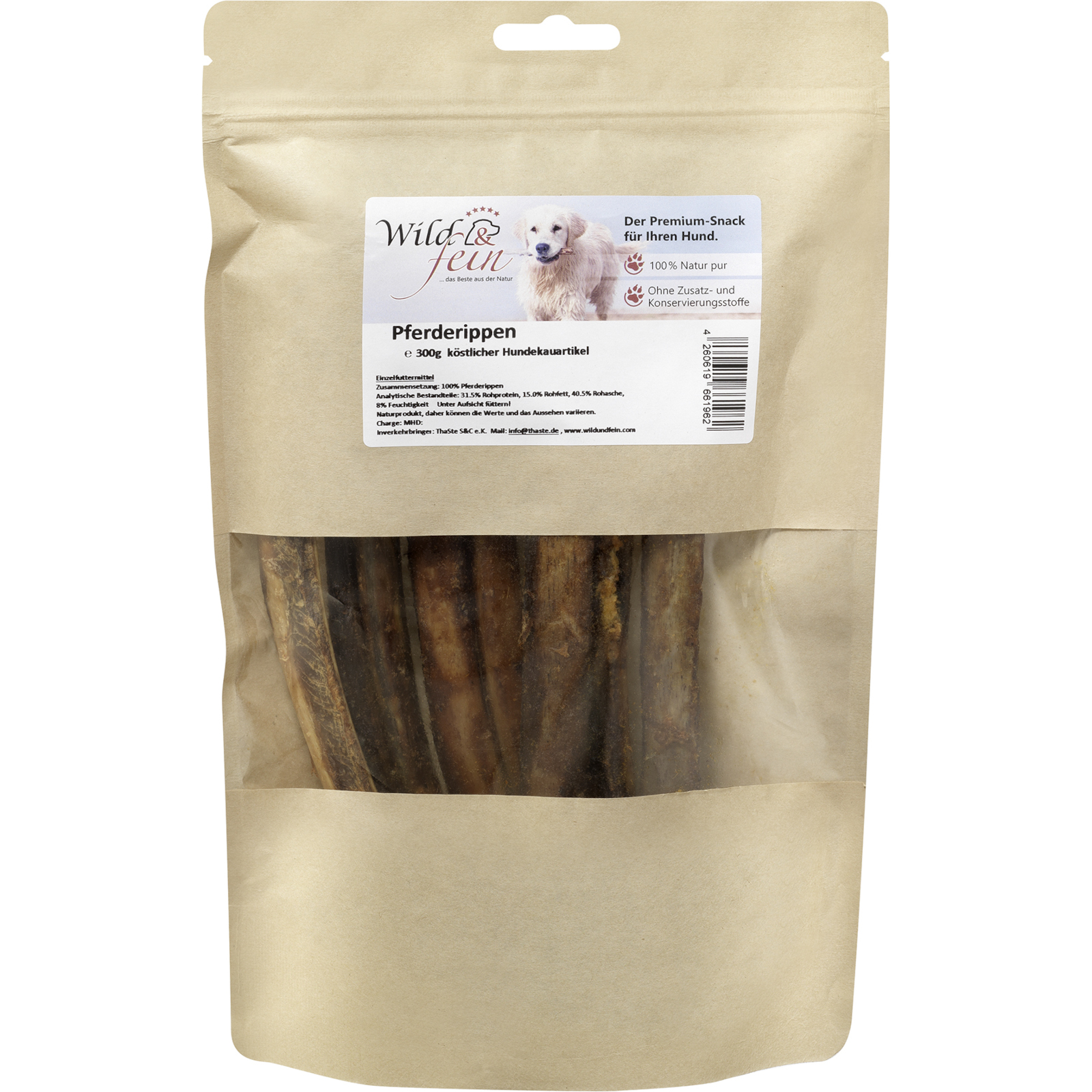 Wild & Fein Pferderippen - 300 G - Bild 3
