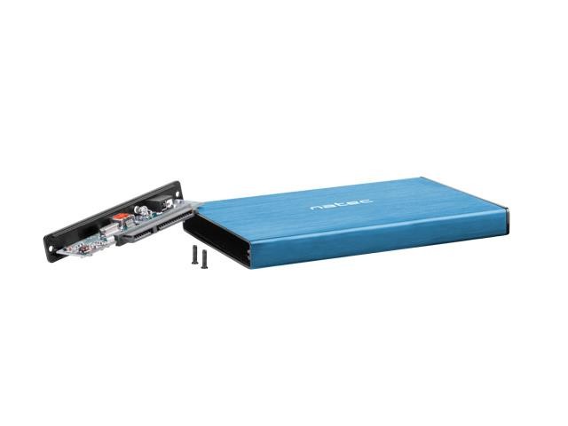 Natec Blau Rhino Go Usb 3.0 2,5" Sata Hdd/Ssd Gehäuse,