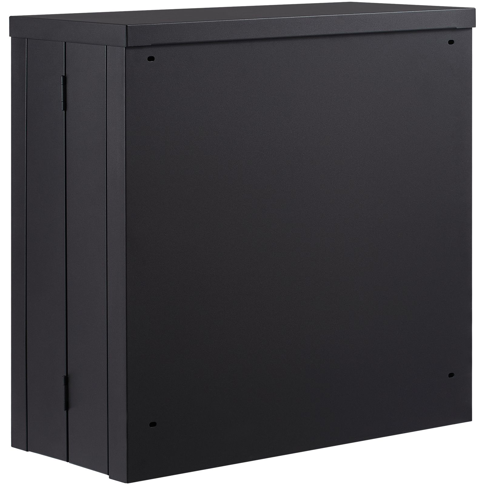 Armoire murale pliable pour outils, acier laminé à froid 0,6 mm, 4 portes magnétiques avec serrure et clés, étagères réglables, capacité 240 lbs