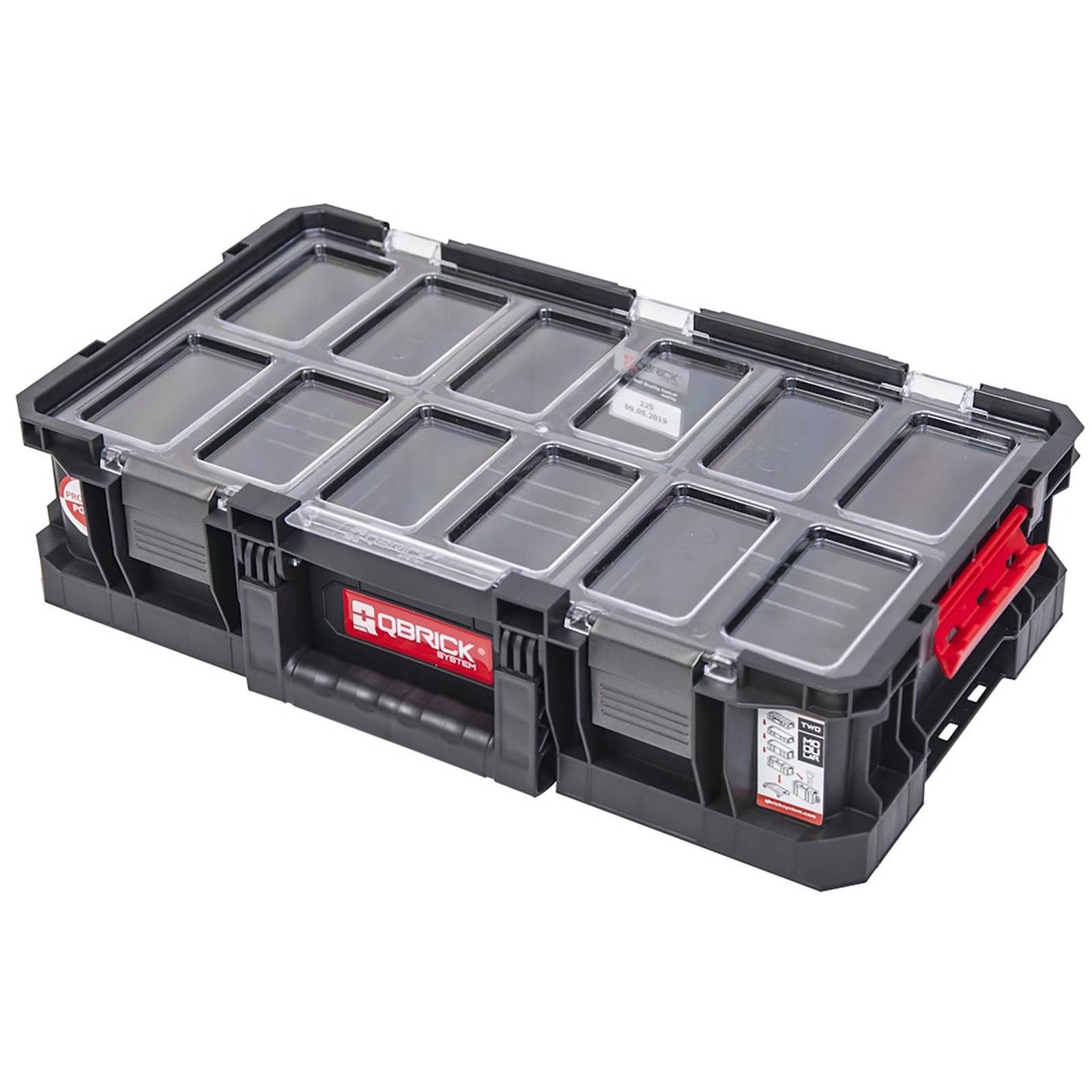 Qbrick System Mehrfarbig Two Organizer Flex Plus Modularer Werkzeugkasten 14,3 L