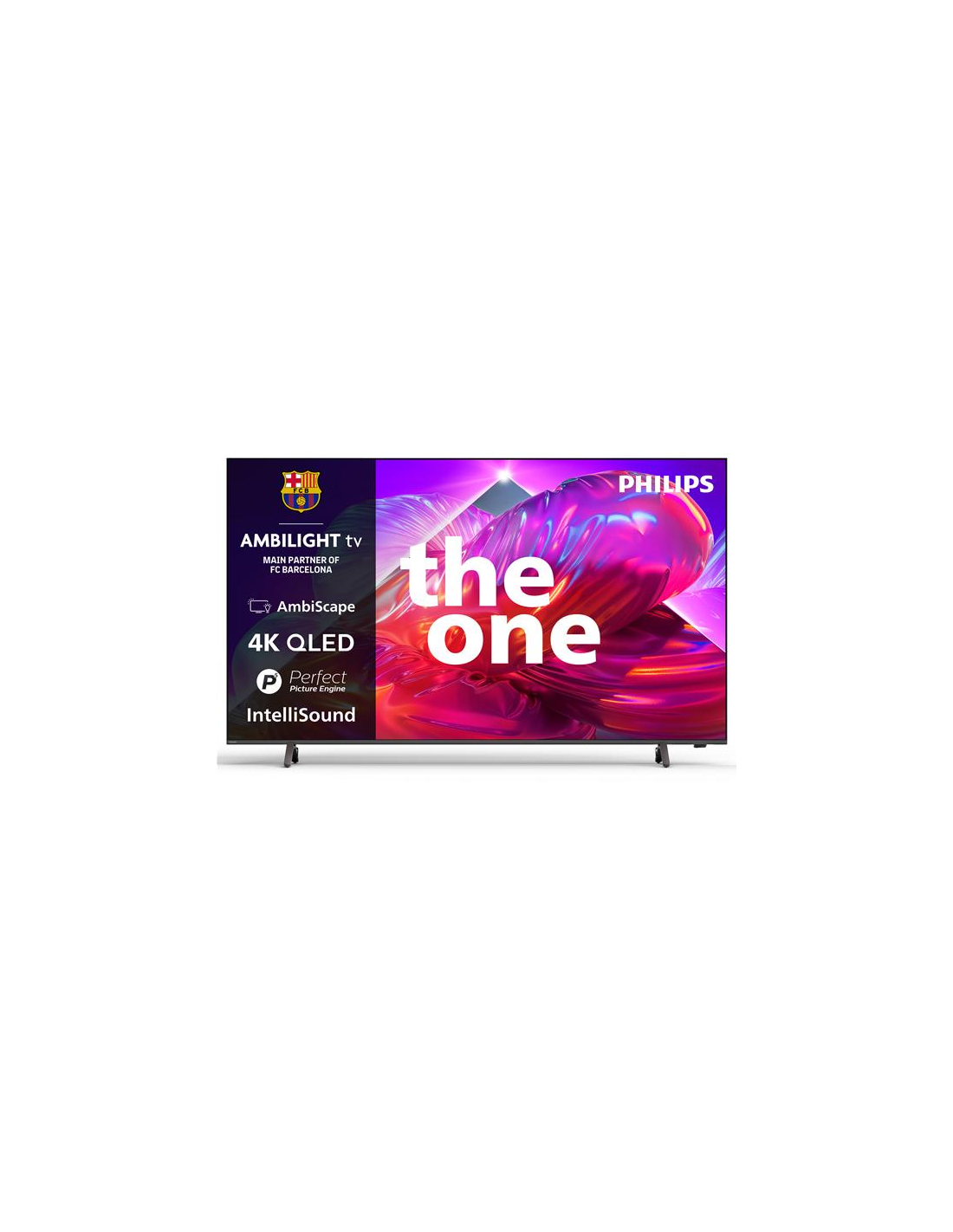 Philips The One 191Cm 75" 4K Ultra Hd Qled Ambilight Smart Tv Fernseher Titan Os Schwarz 75Pqs9001/12 - Bild 3
