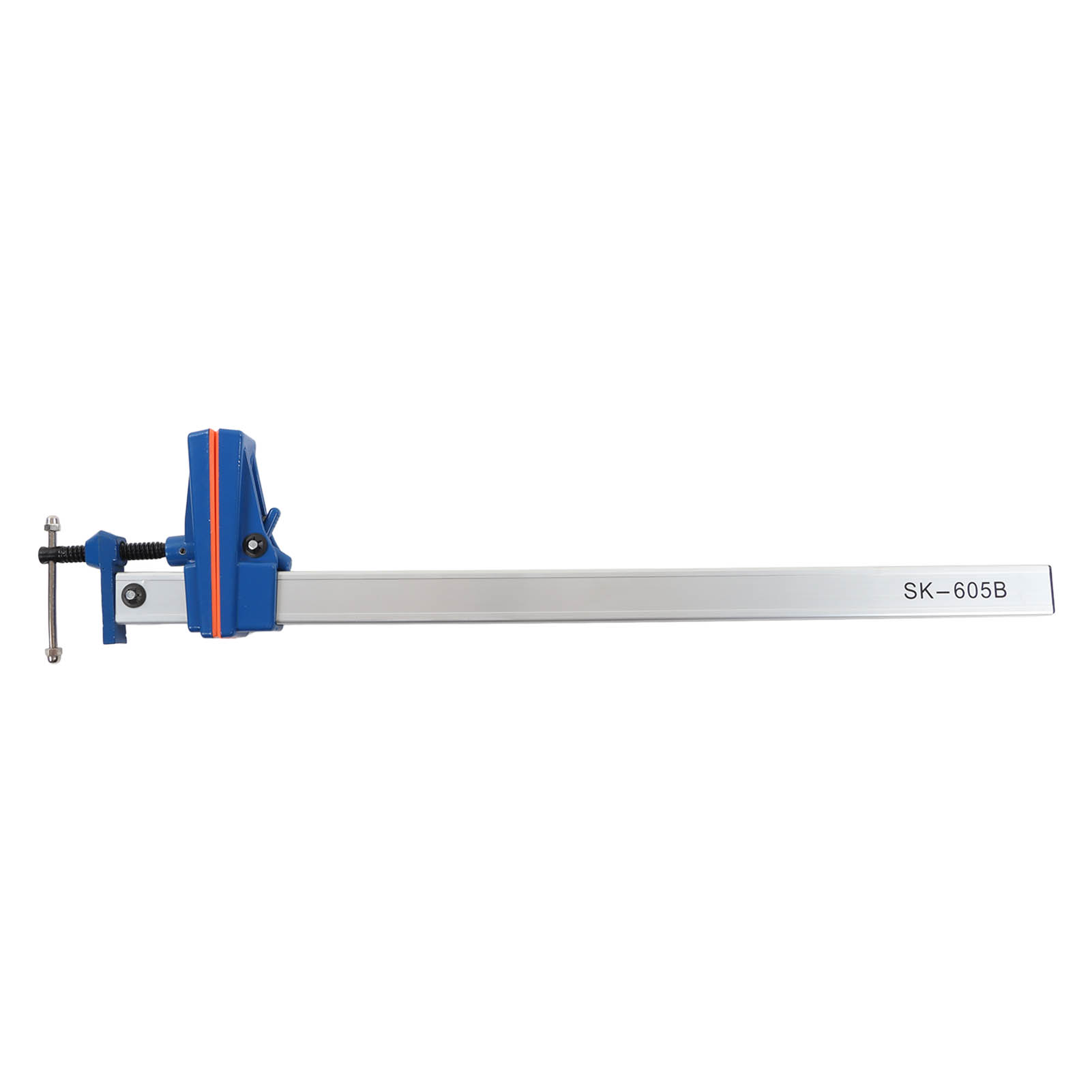Serre-joint à barre à cliquet en alliage d'aluminium, ouverture 520 mm, une main