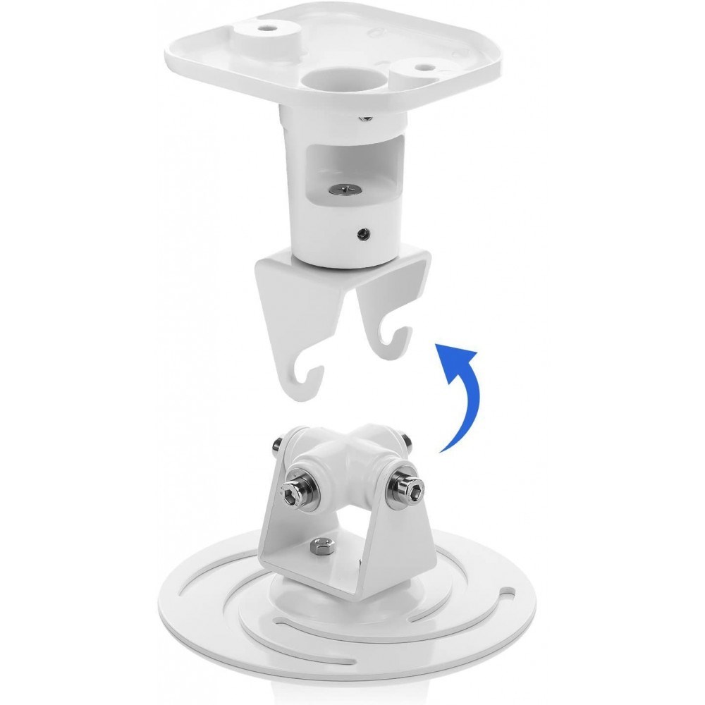 Techly W128565248 ICA-PM-100WH Universal Ceiling Bracket For  Projector, Whi ~E~ - Image 3